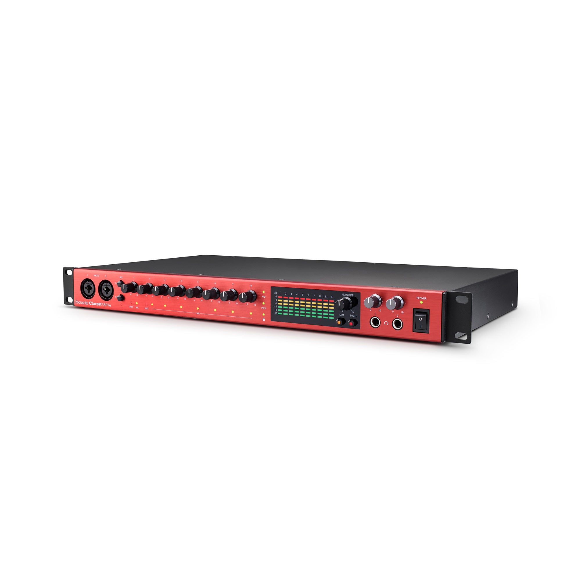 Focusrite Clarett Plus 8Pre - 18-In / 20-Out USB-C Audio Interface