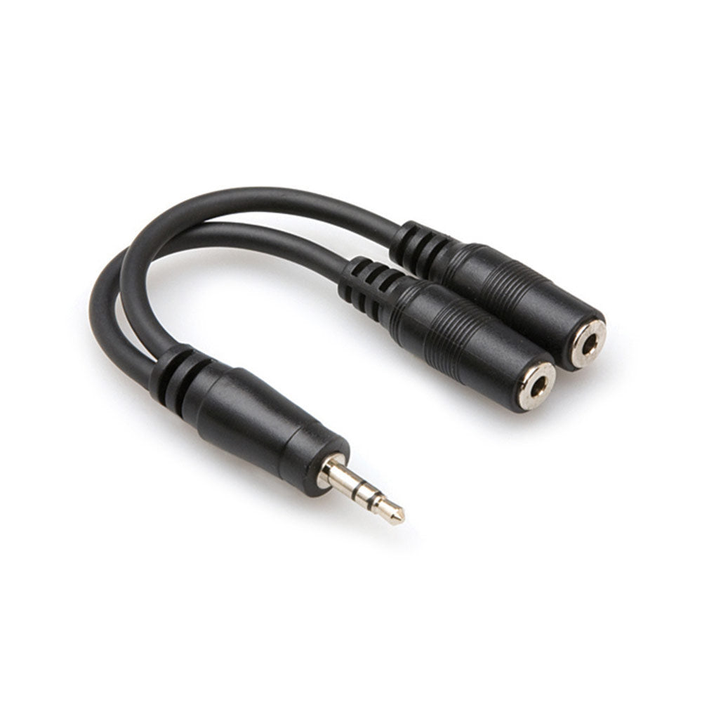 Hosa YMM-232 Stereo 3.5mm Male to (2) 3.5mm Female Y-Cable