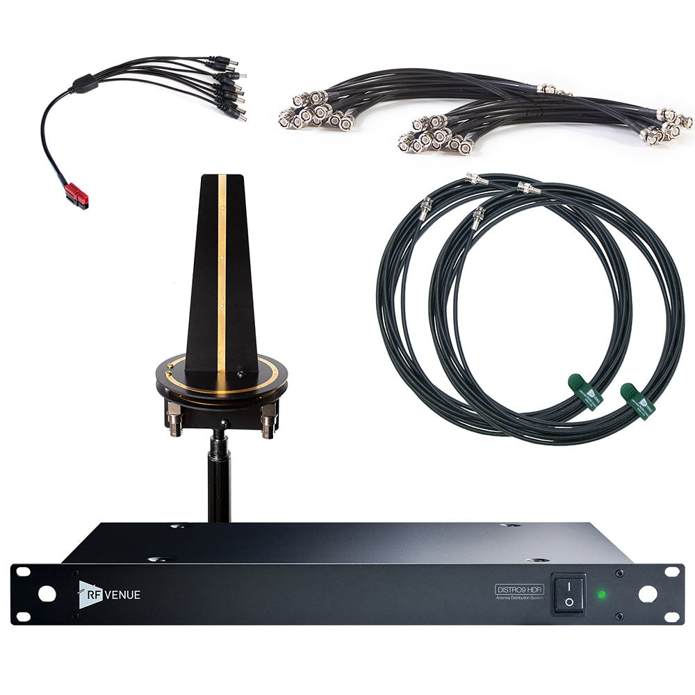 RF Venue D-OMNID9 - Nine-Channel Wireless Microphone Antenna Upgrade Pack
