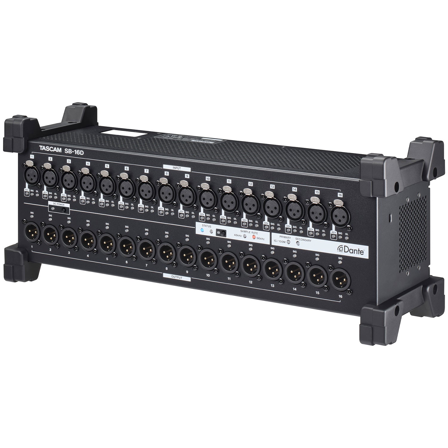 Tascam SB-16D - 16x16 Dante Stage Box for SonicView Series