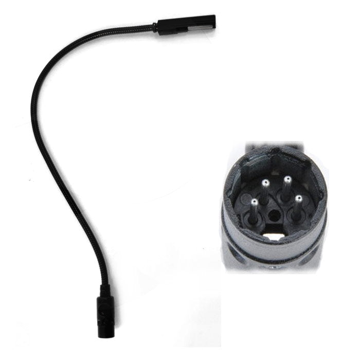 Littlite 12X-4-LED 12 Inch Gooseneck LED Light with 4-Pin XLR Connector