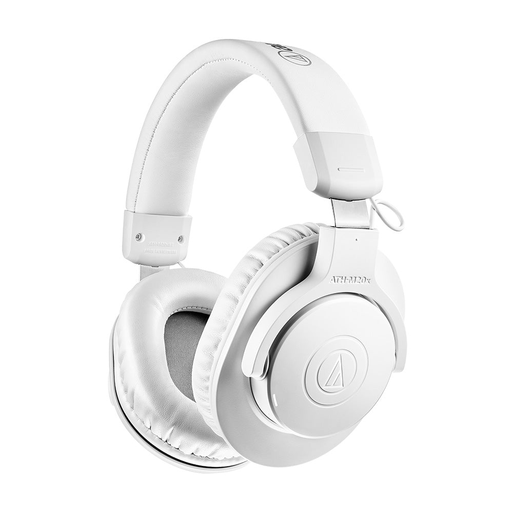 Audio-Technica ATH-M20xBT - Bluetooth Wireless Over-Ear Headphones (White)