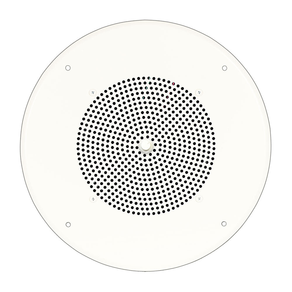 Bogen S86T725PG8UBRVK 8-Inch Ceiling Loudspeaker with Transformer/Terminal Strip/Volume Knob/Bright White Grille