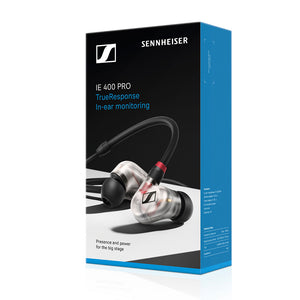 Sennheiser IE 400 PRO - Professional Monitoring Earphones (Clear)