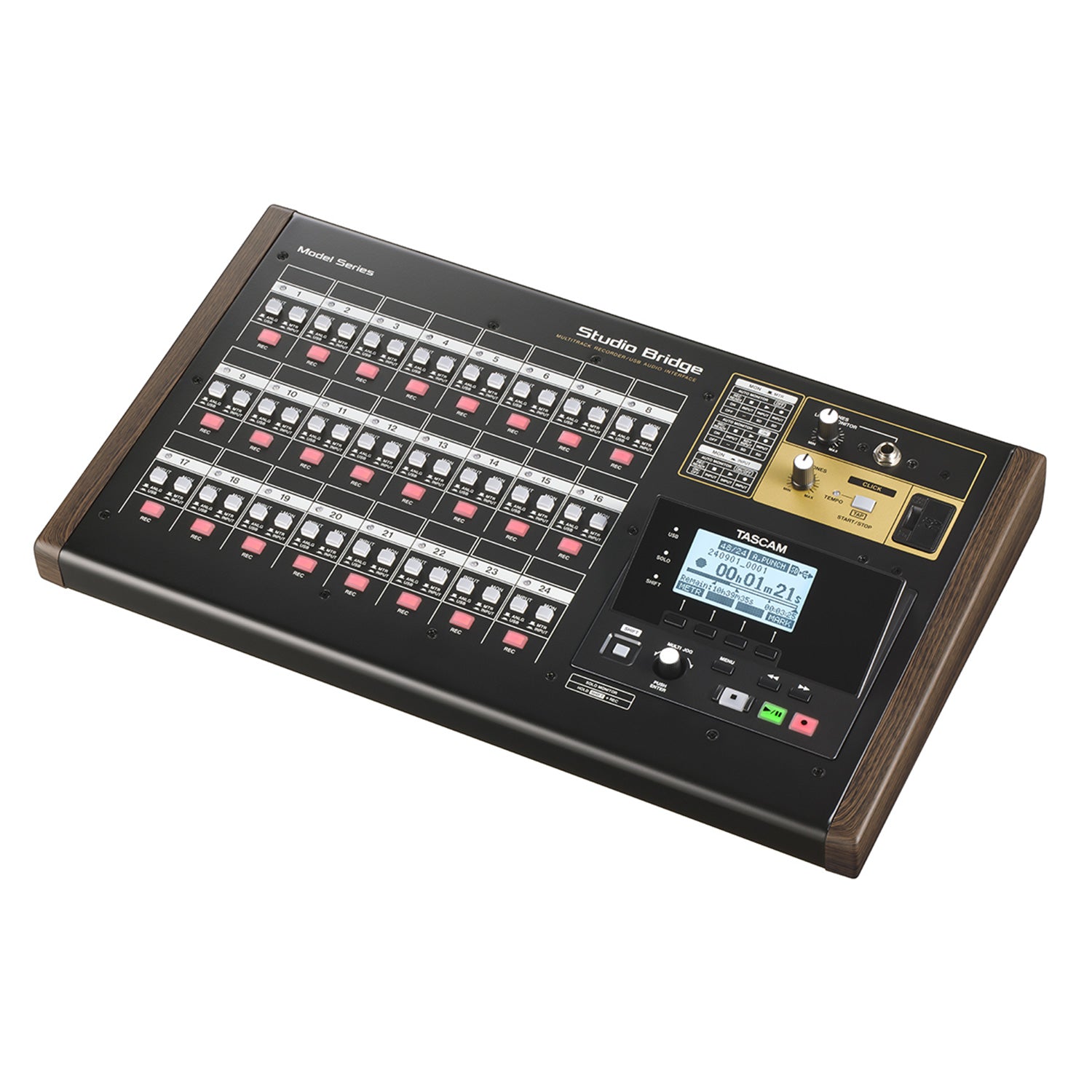 Tascam Studio Bridge - 24-Track Recorder and USB Audio Interface with MIDI