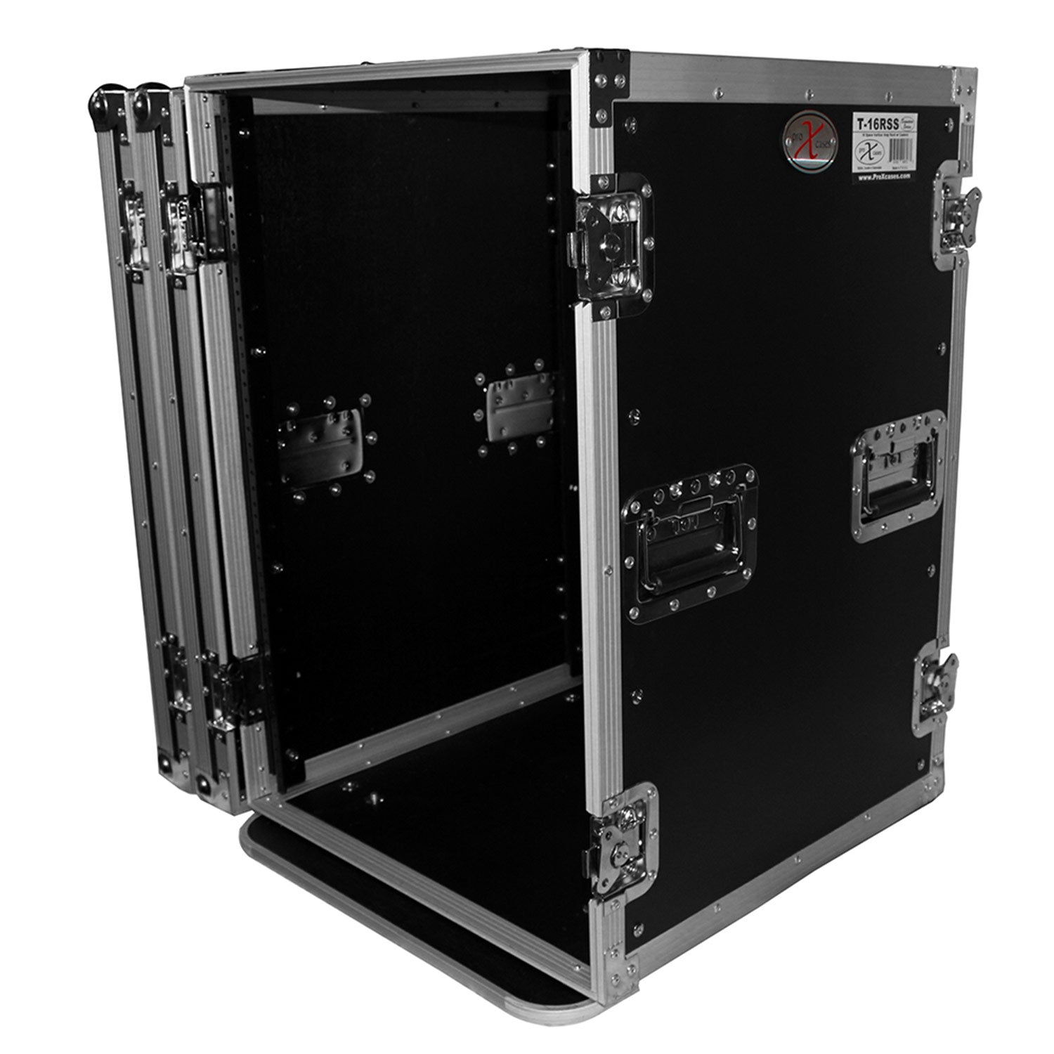 ProX T-16RSS - 16U Vertical Rack, 4" Blue Casters