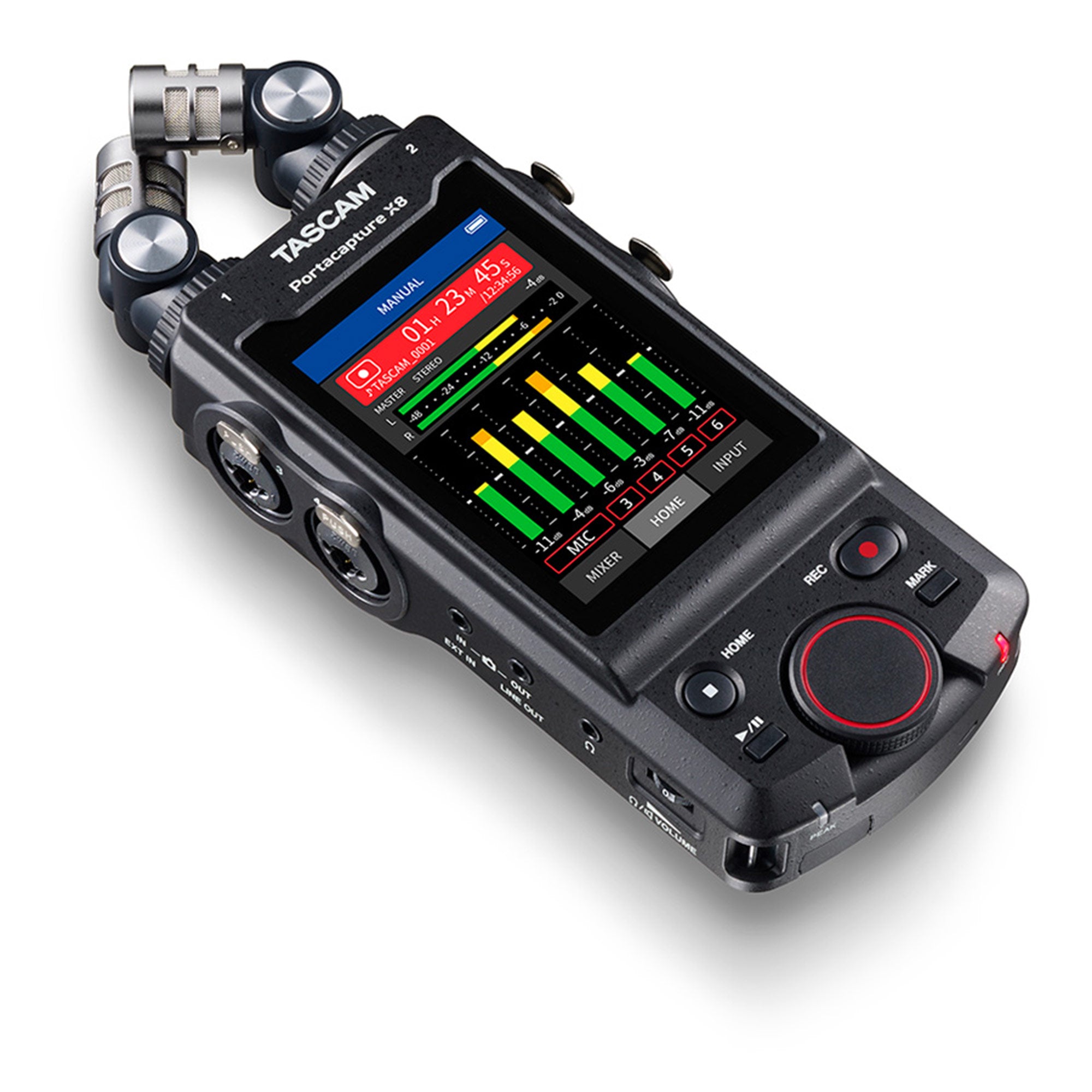 Tascam Portacapture X8 - Portable High-Res Multitrack Recorder