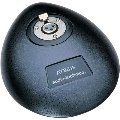 Audio-Technica AT8615 Quick Mount Plug-In Metal Desk Stand with XLR Male and Female I/O Connectors