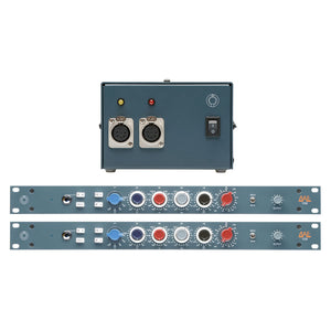 BAE 1032 Vintage Style Mic Preamp with 1081 EQ (Matched Pair with PSU)