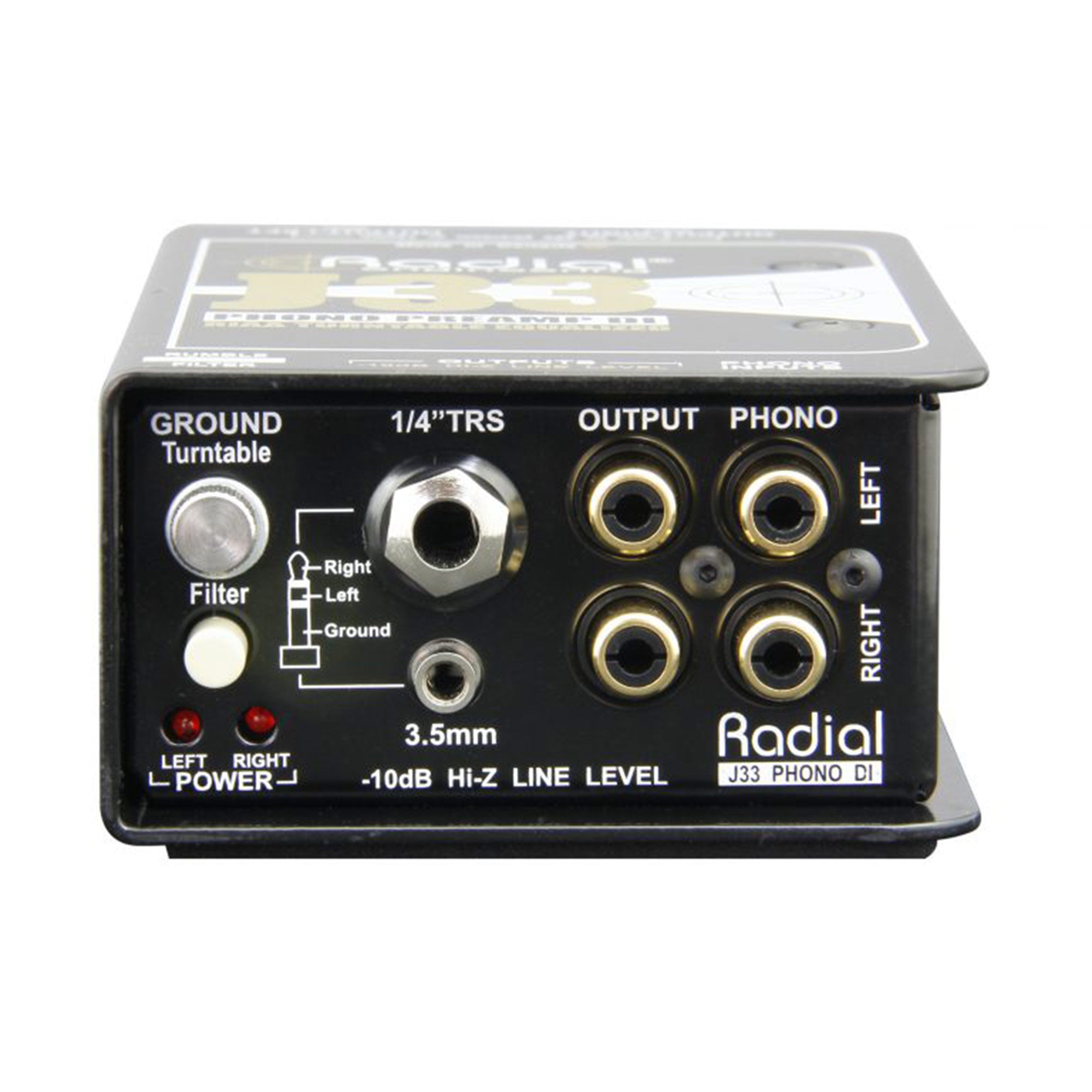 Radial Engineering J33 Active Combination Stereo RIAA Turntable Pre-Amp and Direct Box