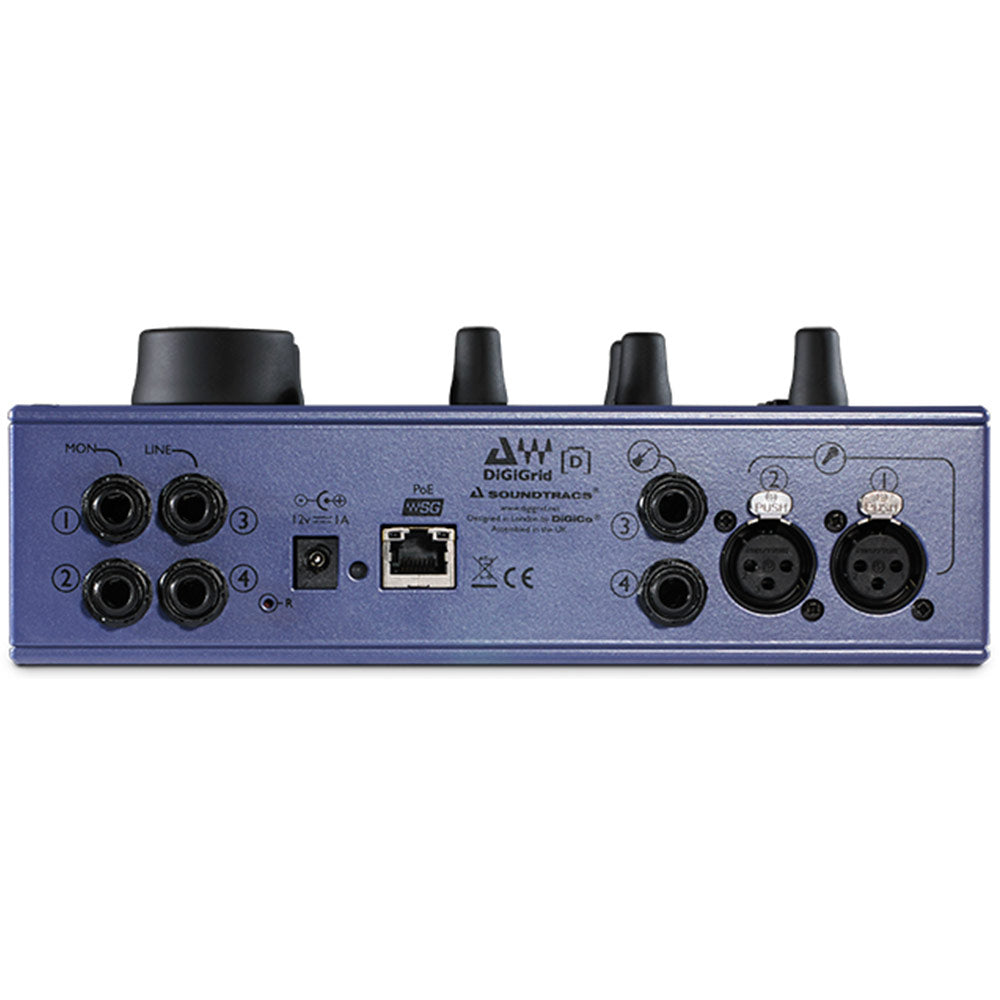 DiGiGrid D Top Desktop Ethernet Audio Interface