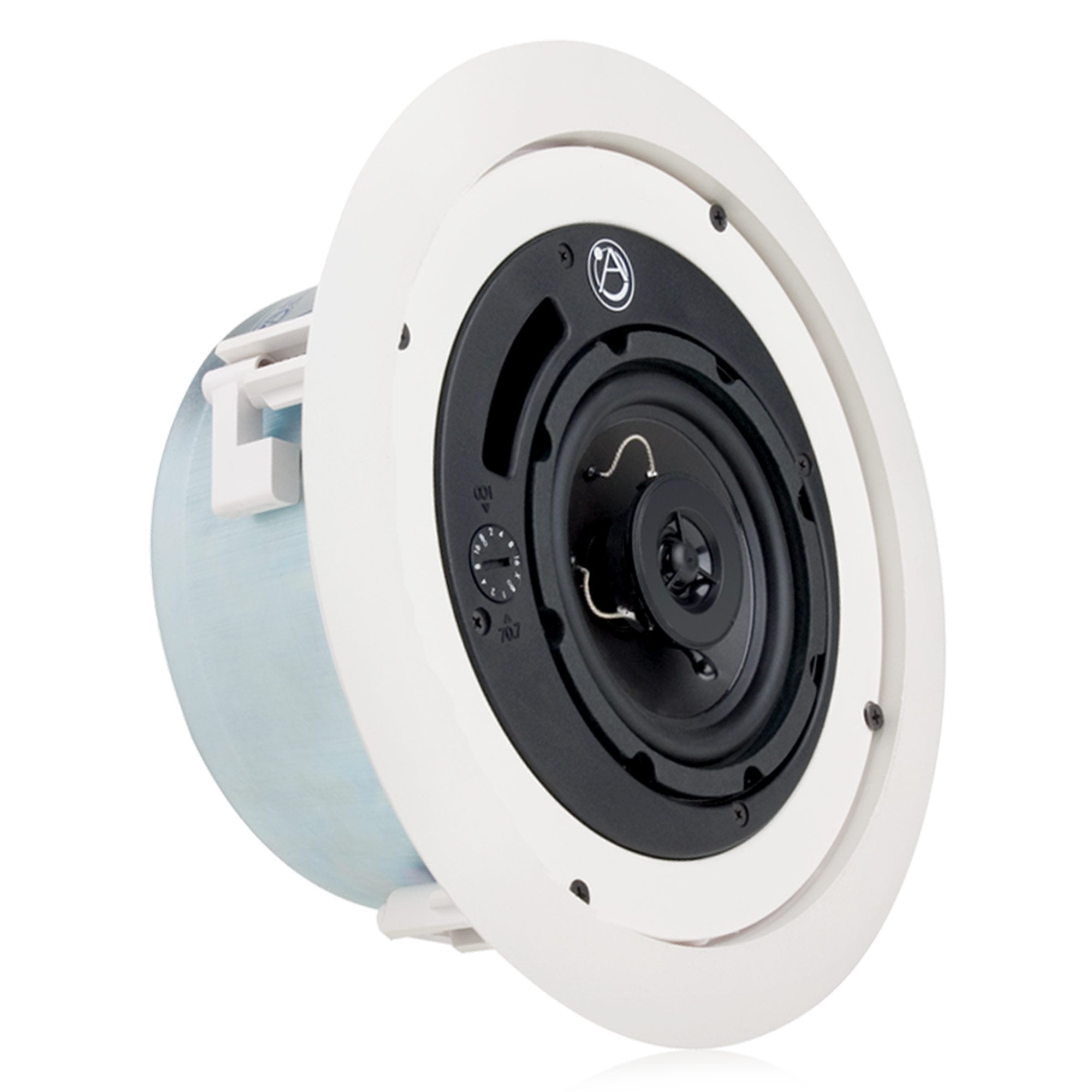 AtlasIED FAP42TC-UL2043 - 4-Inch Shallow Can Plenum Ceiling Loudspeaker (White)