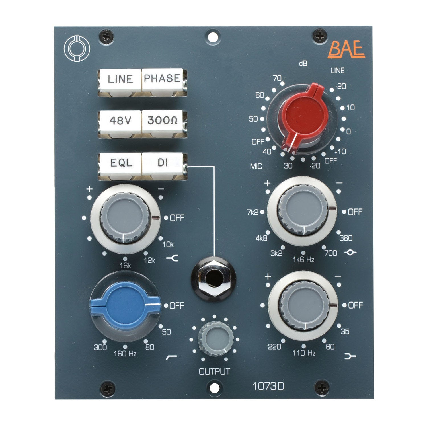BAE 1073D 500 Series Microphone Preamp Module (with EQ)