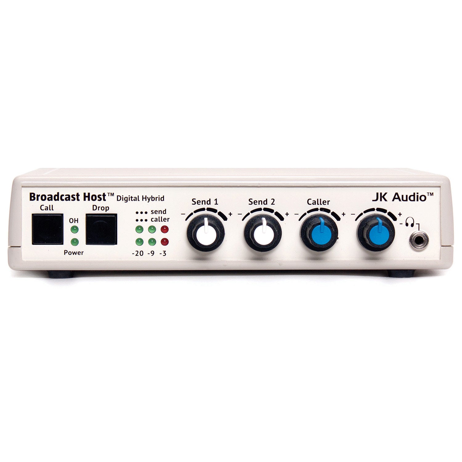 JK Audio Broadcast Host Digital Hybrid Telephone Audio Line and Mic Desktop Broadcast Station