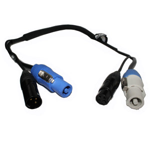 ProX XCPWC14XLR03 3FT. Jumper Powercon And XLR Link Cable