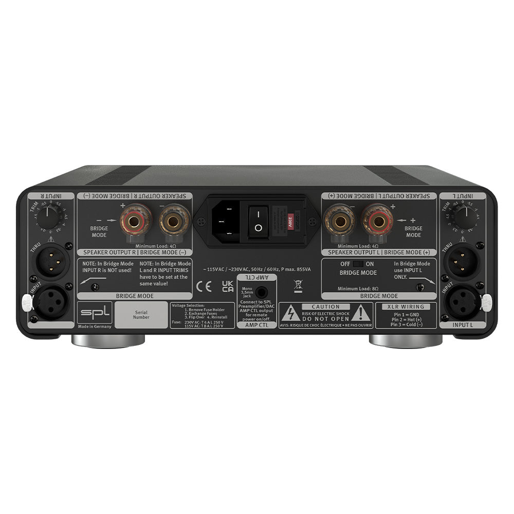 SPL Performer S800 - Stereo Studio or HiFi Power Amplfier (Red)