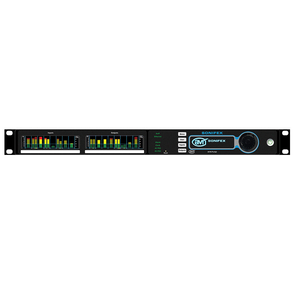 Sonifex AVN-PA8D - 8-Input 8-Output Analog to Ravenna / AES67 Interface (with Display)