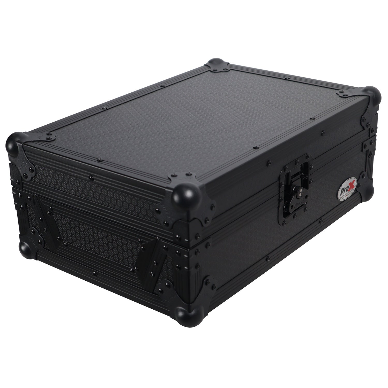 ProX XS-CDBL - Flight Case for Large Format CD-Media Player (Black on Black)