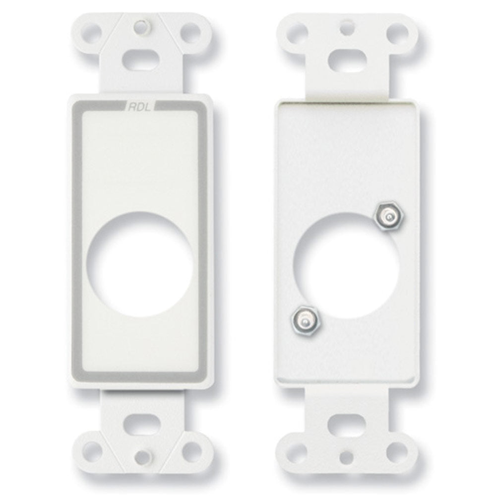 RDL D-D1 Single plate for standard and specialty connectors - Custom Engraving Option