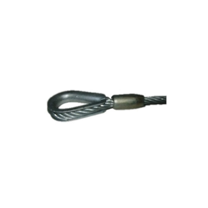 Adaptive Technologies 3/16x2.5 - 3/16 Inch Rigging Wire Rope (Silver / 2.5 Foot)