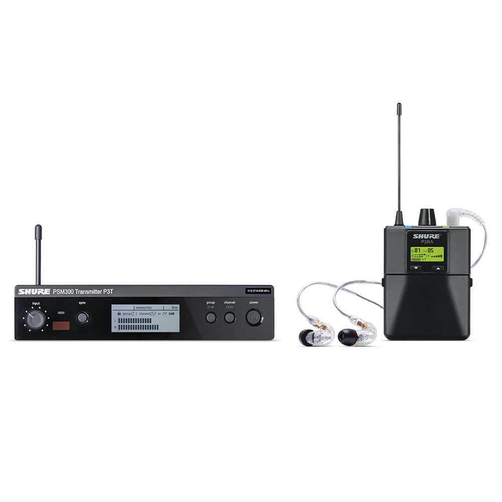 Shure P3TRA215CL PSM300 Wireless In-Ear Monitor System (G20 Band - 488-512 MHz)