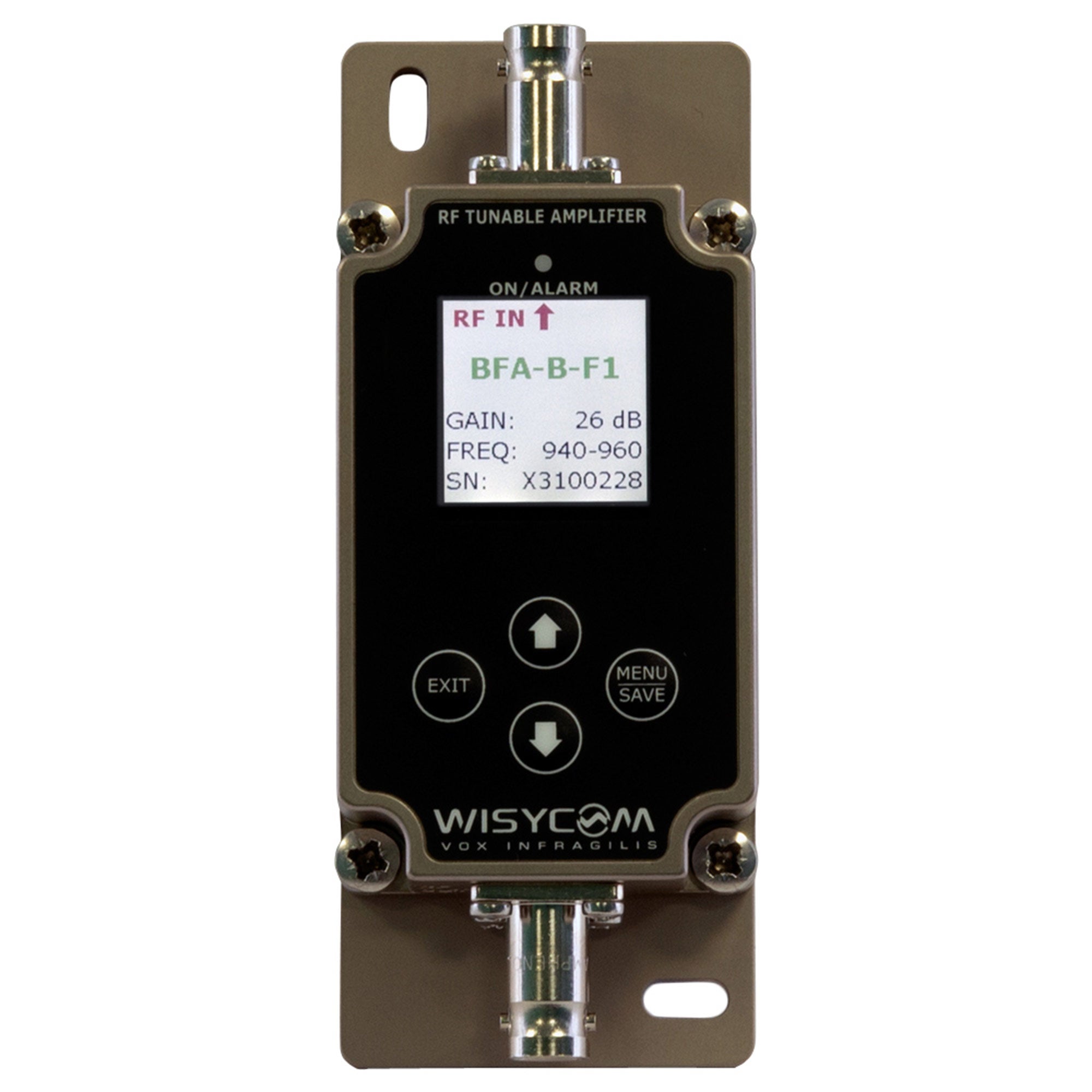 Wisycom BFA - Wideband Active Amplifier with Remote Controlled Filters