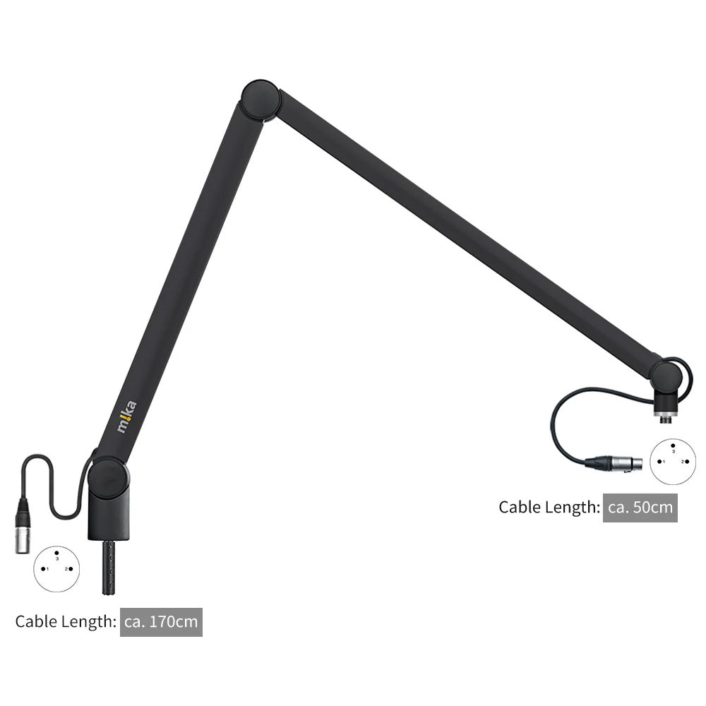 Yellowtec YT3701 - m!ka Microphone Arm XL (Black / Open Cable Ends)