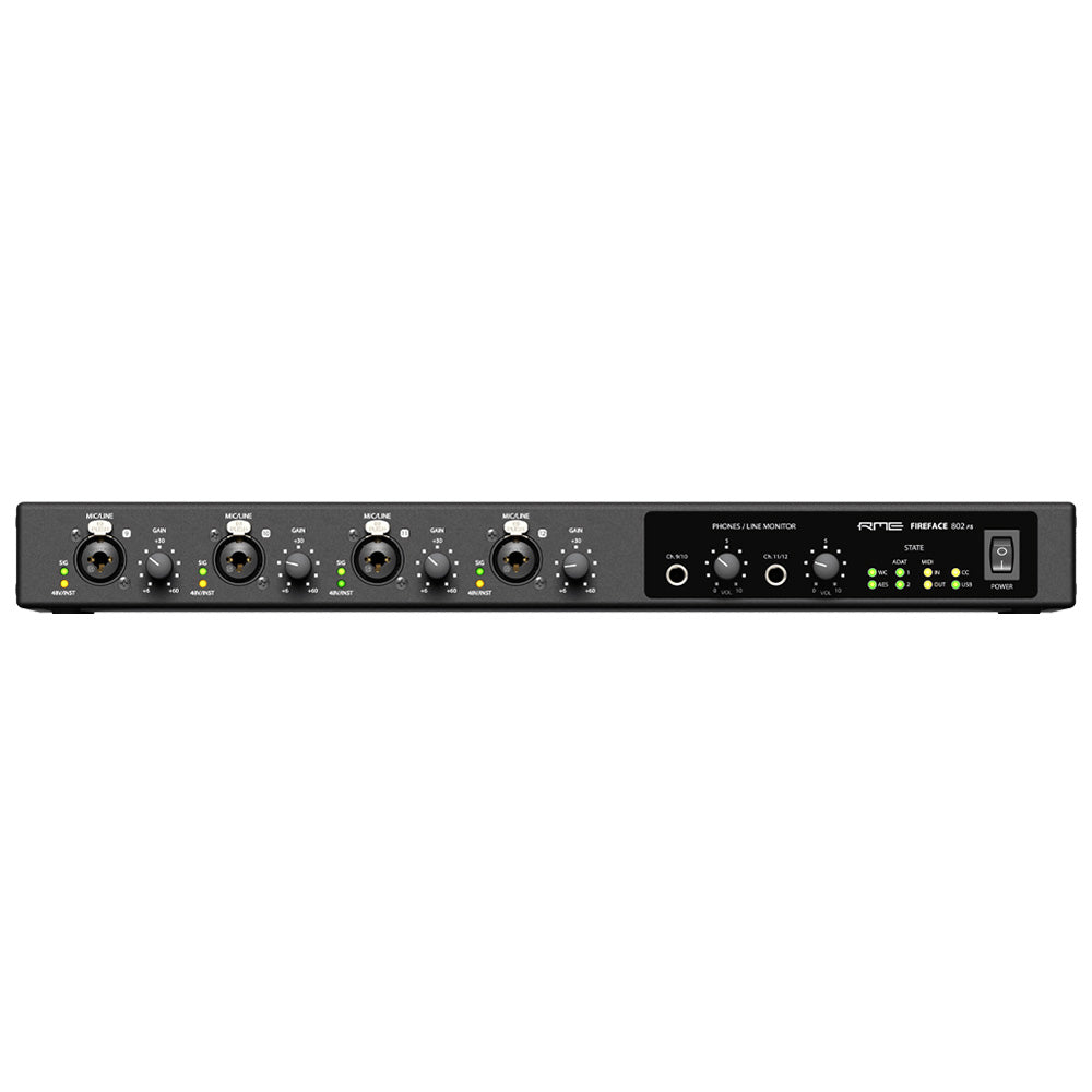 RME Fireface 802 FS AE - 60-Channel 192 kHz High-End USB Audio Interface