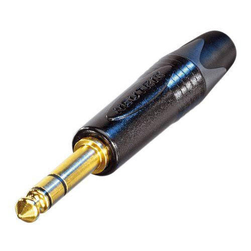 Neutrik NP3X-B-D 1/4" TRS Phone Connector - Bulk