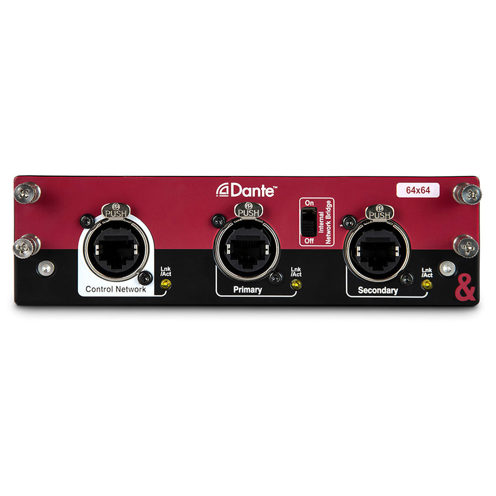 Allen and Heath M-DL-DANTE64 - 64x64 Dante Card for dLive or Avantis