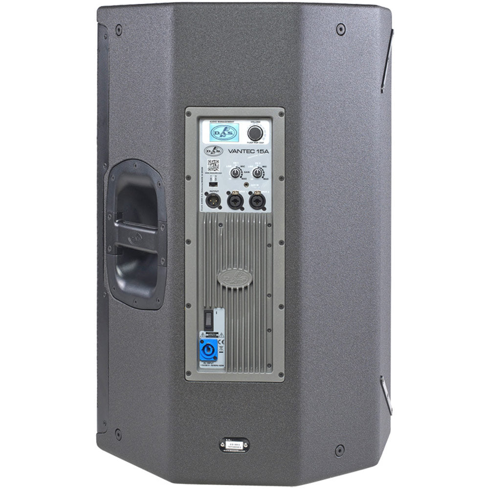 DAS VANTEC-15A - Active 2-Way 15-Inch Loudspeaker (Black)