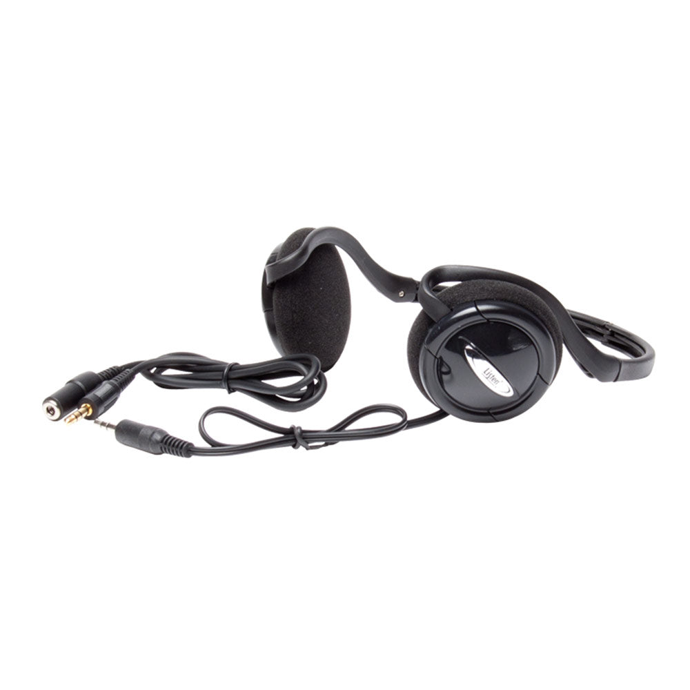 Listen Technologies LA-403 - Universal Behind-the-Head Stereo Headphones