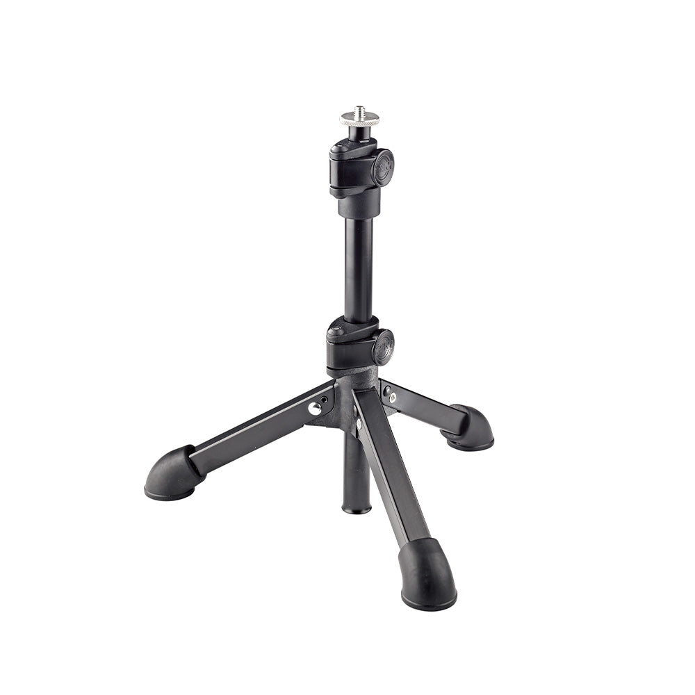 K + M 23150 - Tabletop Tripod Microphone Stand with 1/4" Thread (Black)