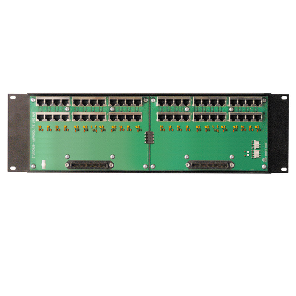 StudioHub TIE24-4DC RJ-21 to 24 (x2) 4-Wire RJ-45s Tie Line Hub with DC-Link Compatability
