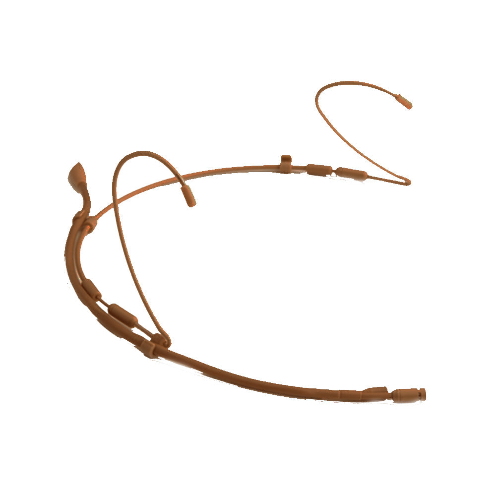 Point Source Audio CX2-8D-XSH-BR - Cross-Function Omni / Cardioid Headset Mic (Brown / TA4F)