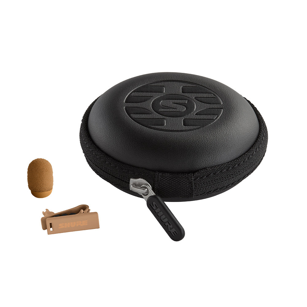 Shure UL4C/C-MTQG-A - UniPlex Lavalier Microphone (Cocoa / MTQG)