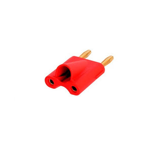 REAN NYS508-R Dual Insulated Banana Connector Plug - Red (10 Pack)
