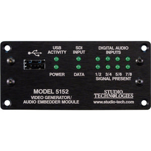 Studio Technologies Model 5152 Video Generator/Audio Embedder Module