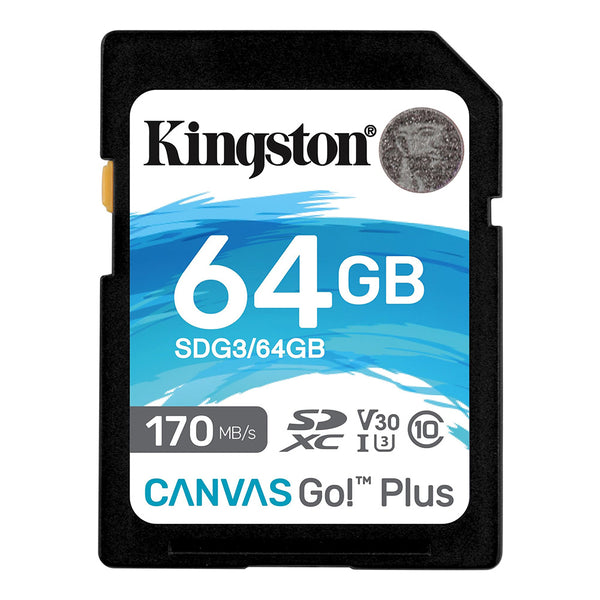 Kingston 7LC089 - Canvas Go! Plus 64GB SD/XC Media Card