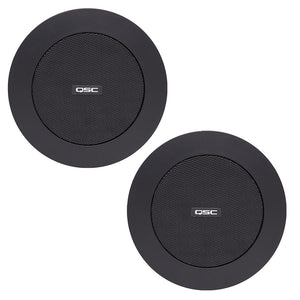 QSC AD-C SAT AcousticDesign Series Satellite Ceiling Speaker (Black / Pair)